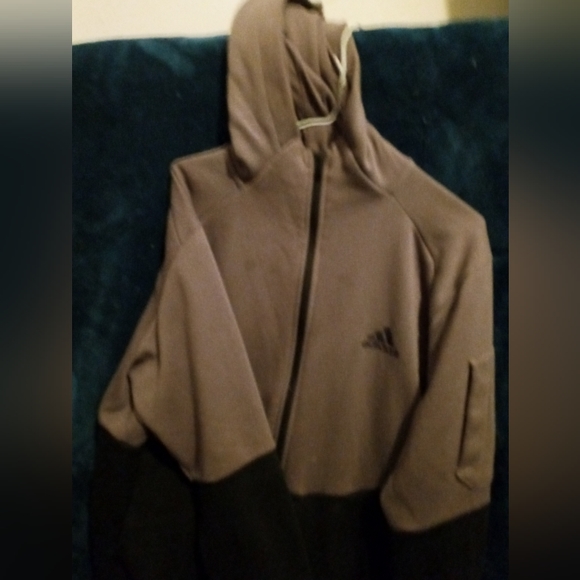 Adidas grey and black. Hoody - Picture 3 of 3